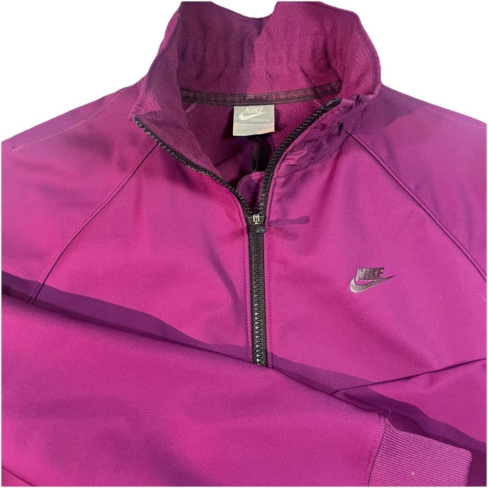Nike Women's Soft Shell Jacket Size Small Plum Magenta EUC